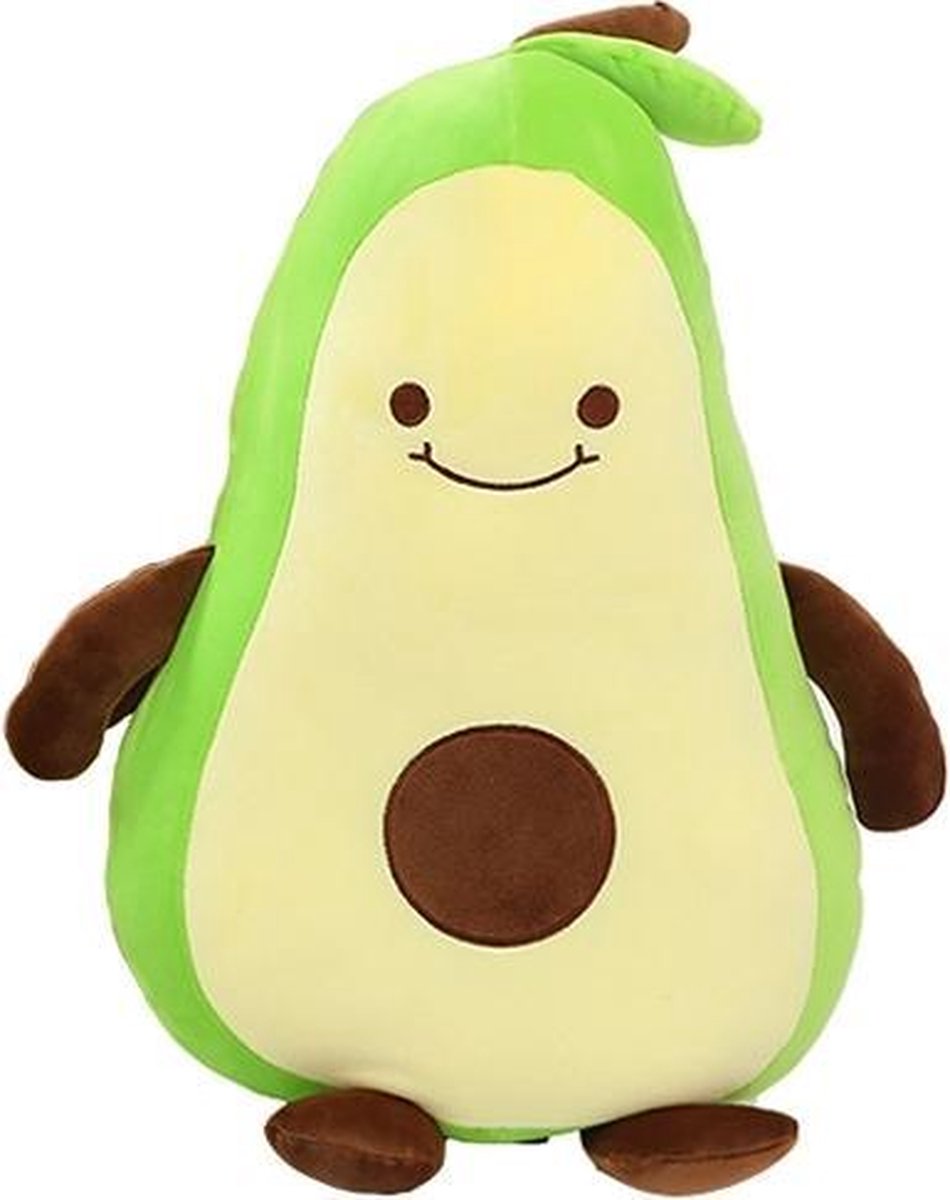 Knuffel Avocado XL| Kawaii knuffel 60 cm!| Zachte knuffel| Poepiedoepie